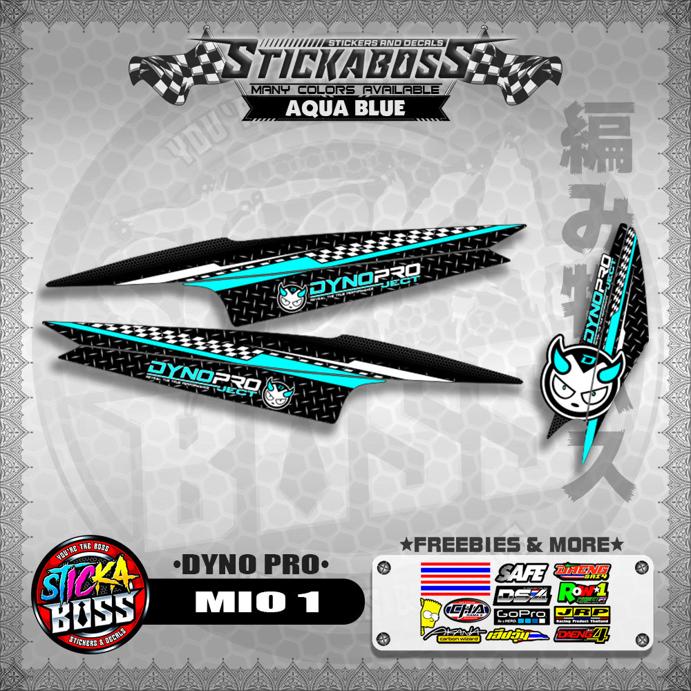 MIO 1 STICKER DECALS ( DYNO PRO )【WITH FREEBIES】
