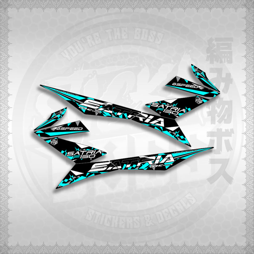 STICKER DECALS for RAIDER 150 FI (RFISATHMATH03) By STICKABOSS (SOFIE ...