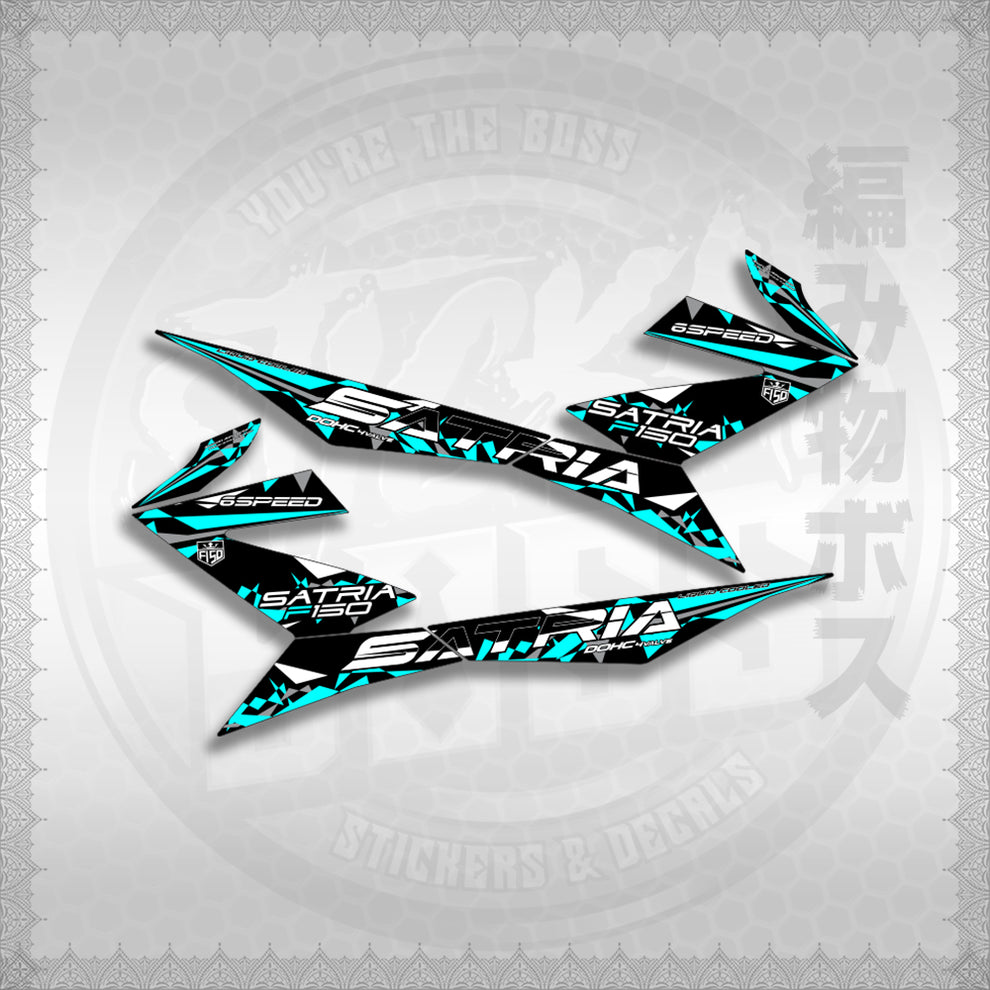 STICKER DECALS for RAIDER 150 FI (RFISATHMATH03) By STICKABOSS (SOFIE ...