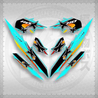 BEAT Fi V3 INDO CONCEPT ( TERBARU MOTIF ) STICKER DECALS By STICKABOSS