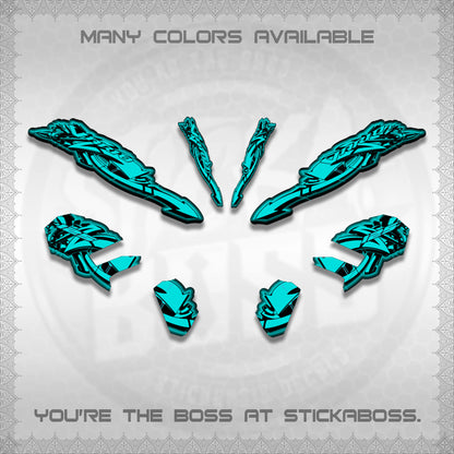 CLICK V3 STRIPING VARIO DECALS (GRAPHITY ARROW DESIGN)STICKER DECALS BY STICKABOSS