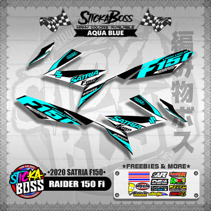 RAIDER 150 Fi DECALS ( 2020 SATRIA F150 )【WITH FREEBIES】