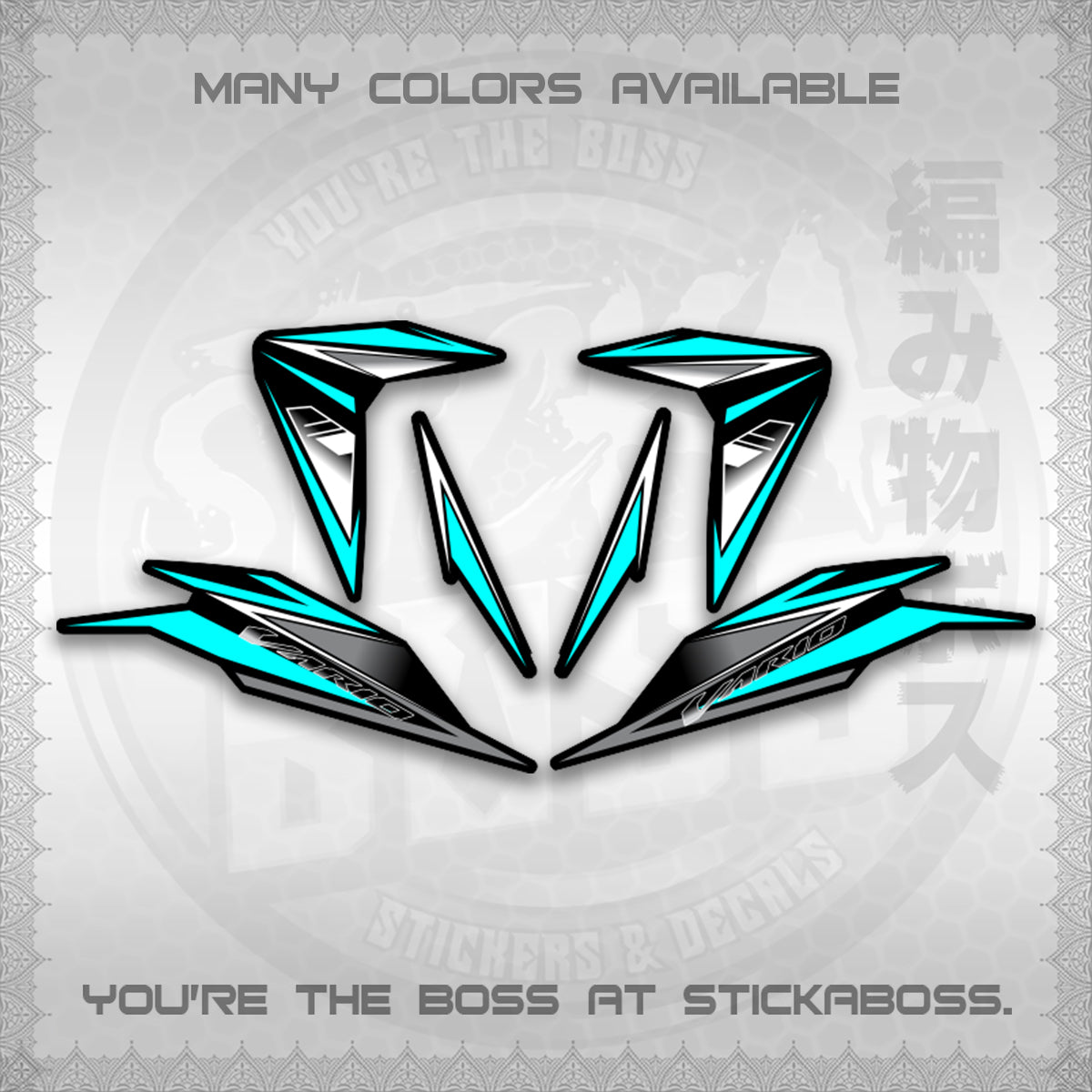 CLICK 125 V3 INDO CONCEPT ( SLASH BLADE VARIO ) STICKER DECALS By STICKABOSS