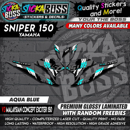 SNIPER 150 Decals 【 v3 Malaysian Concept EXCITER 150 】