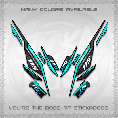 MIO SOUL I 115 GT INDO DECALS (0002 DESIGN)STICKER DECALS By STICKABOSS