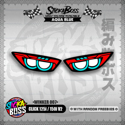 CLICK 125i / 150i V2 (WINKER 007) TRANSPARENT【WITH FREEBIES】