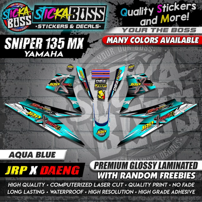 Sniper 135 MX Thailand Decals ( JRP x DAENG )【WITH FREEBIES】