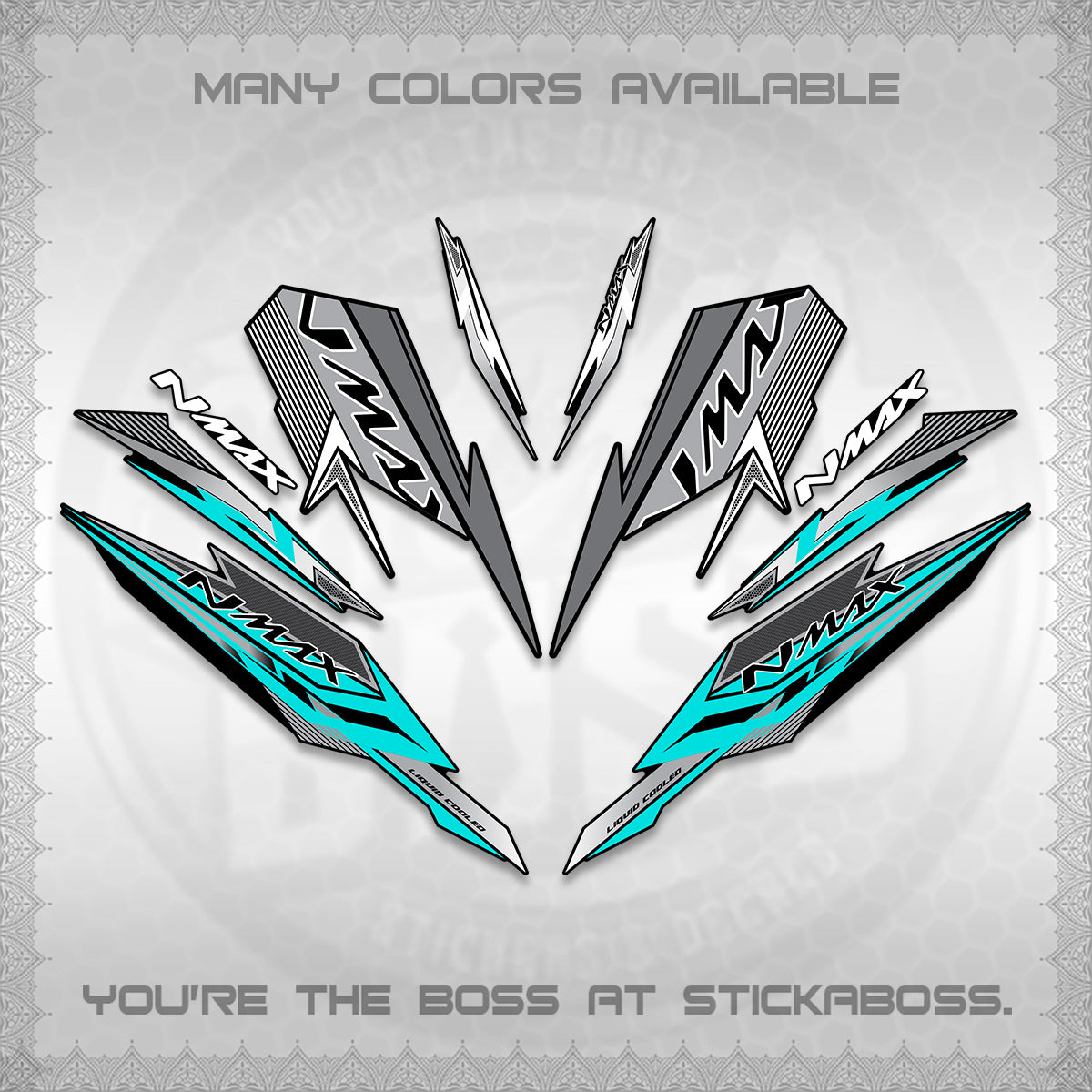 NMAX V2 DECALS (2026 VARIO STYLE) STICKER DECALS By STICKABOSS
