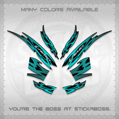 CLICK 125 V2 INDO STRIPING DECALS (2026 NUSANTARA MOTIF) STICKER DECALS By STICKABOSS