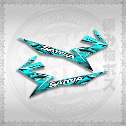 STICKER DECALS for RAIDER 150 FI (RFISATHMATH) By STICKABOSS (SOFIE LAMINATED WATERPROOF)