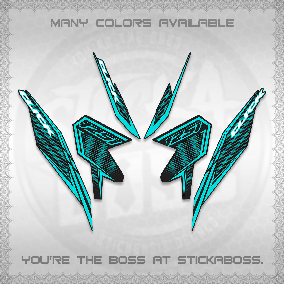 CLICK 125 V3 DECALS (2026 LINE UP DESIGN) STICKER KITS By STICKABOSS