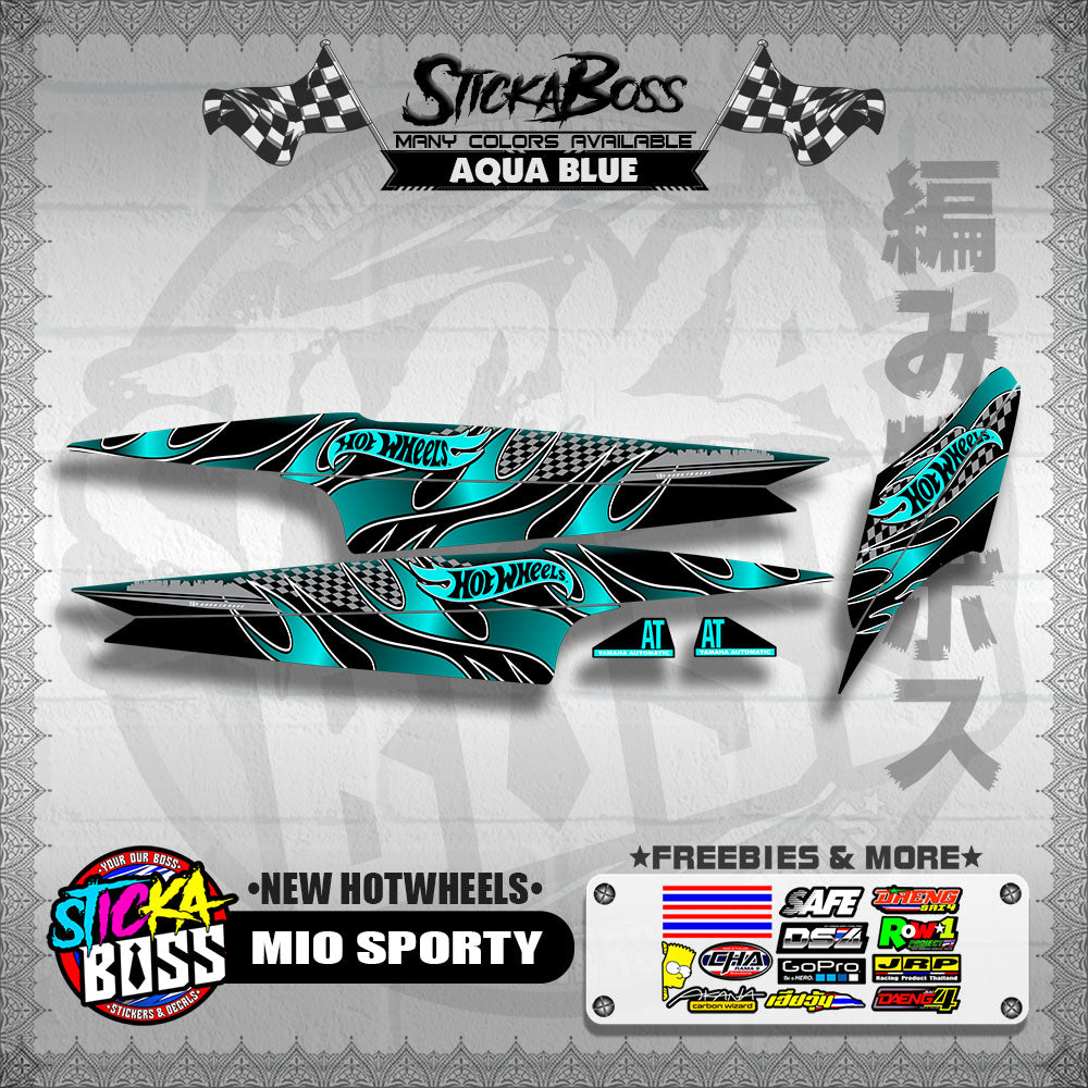 MIO SPORTY DECALS ( NEW HOTWHEELS )【WITH FREEBIES】