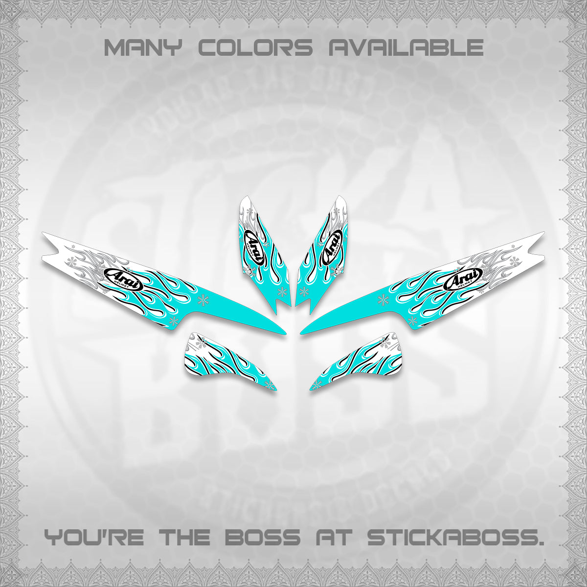 AEROX V3 STOCK STRIPING DECALS (SP EDITION)STICKER DECALS By STICKABOSS