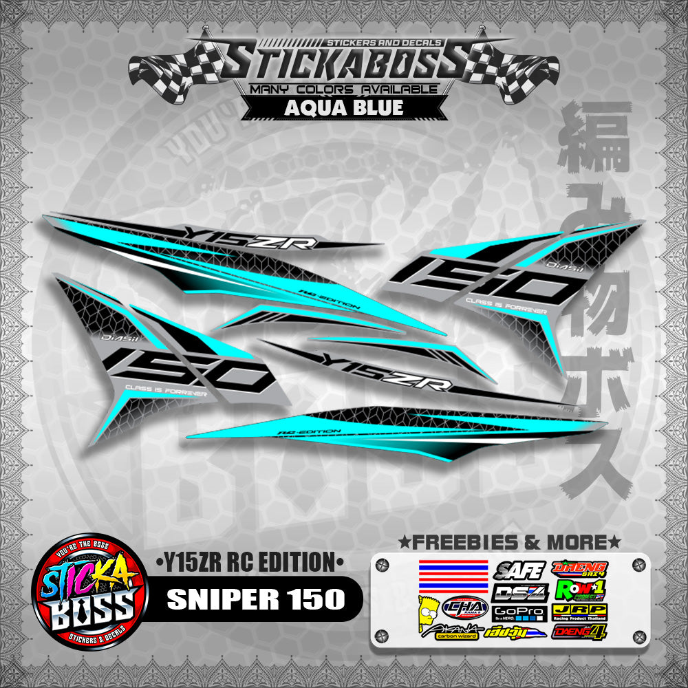 SNIPER 150 STICKER DECALS ( Y15ZR RC EDITION )【WITH FREEBIES】