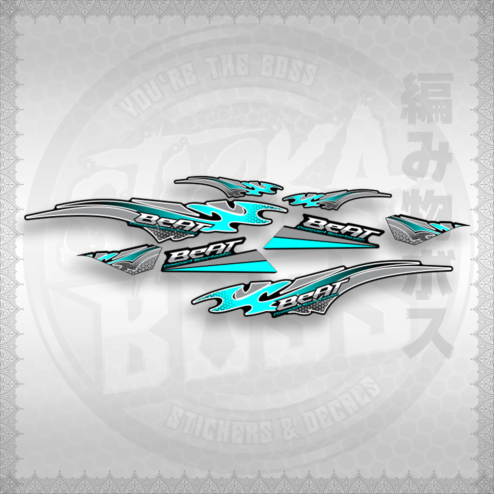 BEAT Fi V3 THAI CONCEPT ( FIERY EDGE V3 ) STICKER DECALS By STICKABOSS