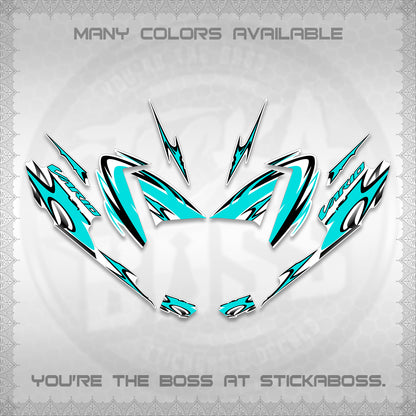 CLICK 125 V4 VARIO STRIPING FOR WHITE DECALS (2026 NEW LED DESIGN) STICKER DECALS By STICKABOSS