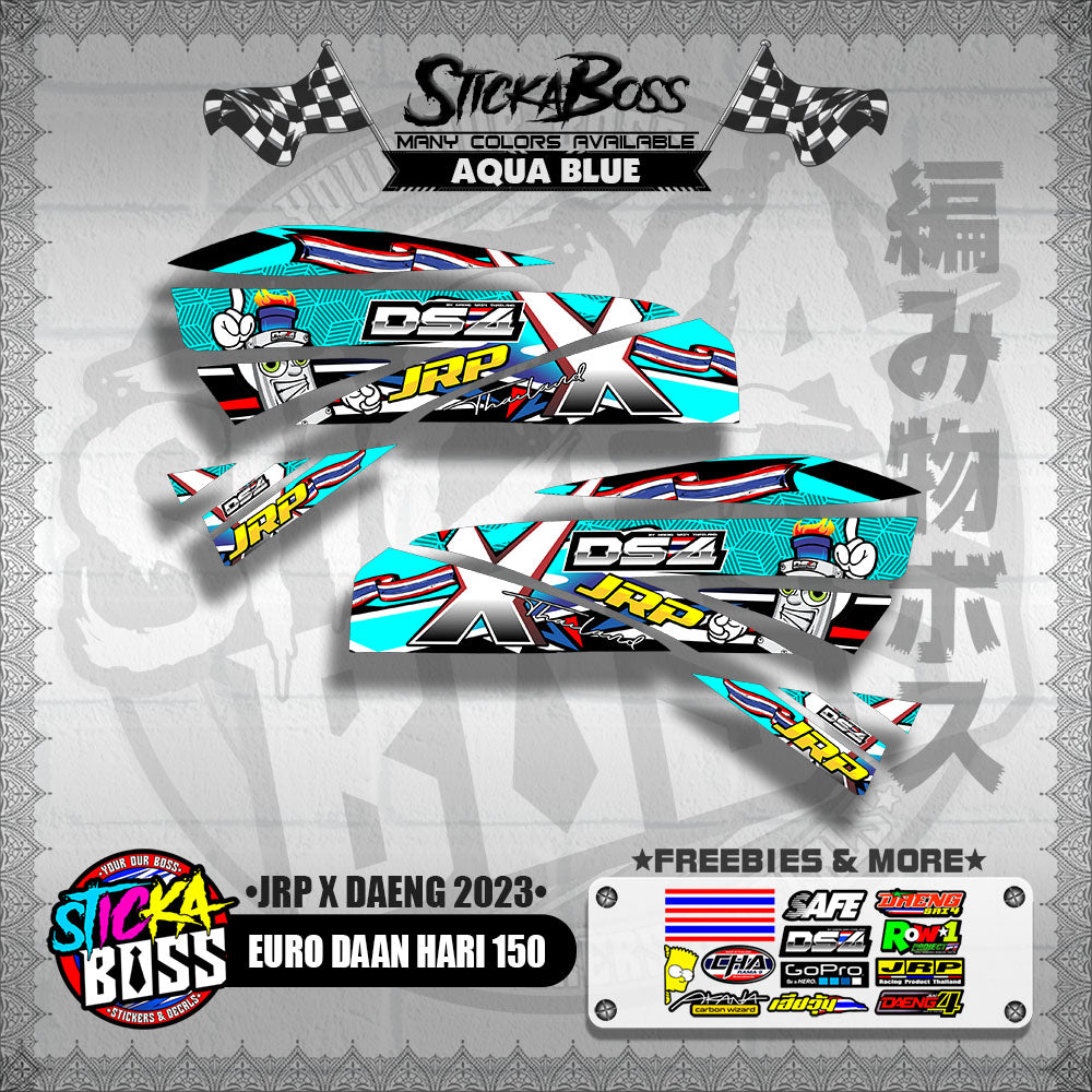 EURO DAAN HARI 150 DECALS ( JRP X DAENG 2023 )【WITH FREEBIES】
