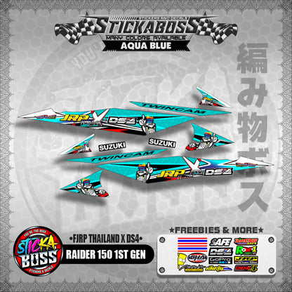 RAIDER 150 1ST GEN DECALS ( JRP THAILAND X DS4 )【WITH FREEBIES】