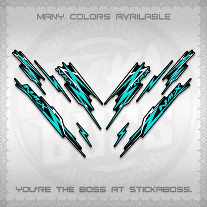 NMAX V2 DECALS (2024 NM A8 STYLE) STICKER DECALS By STICKABOSS