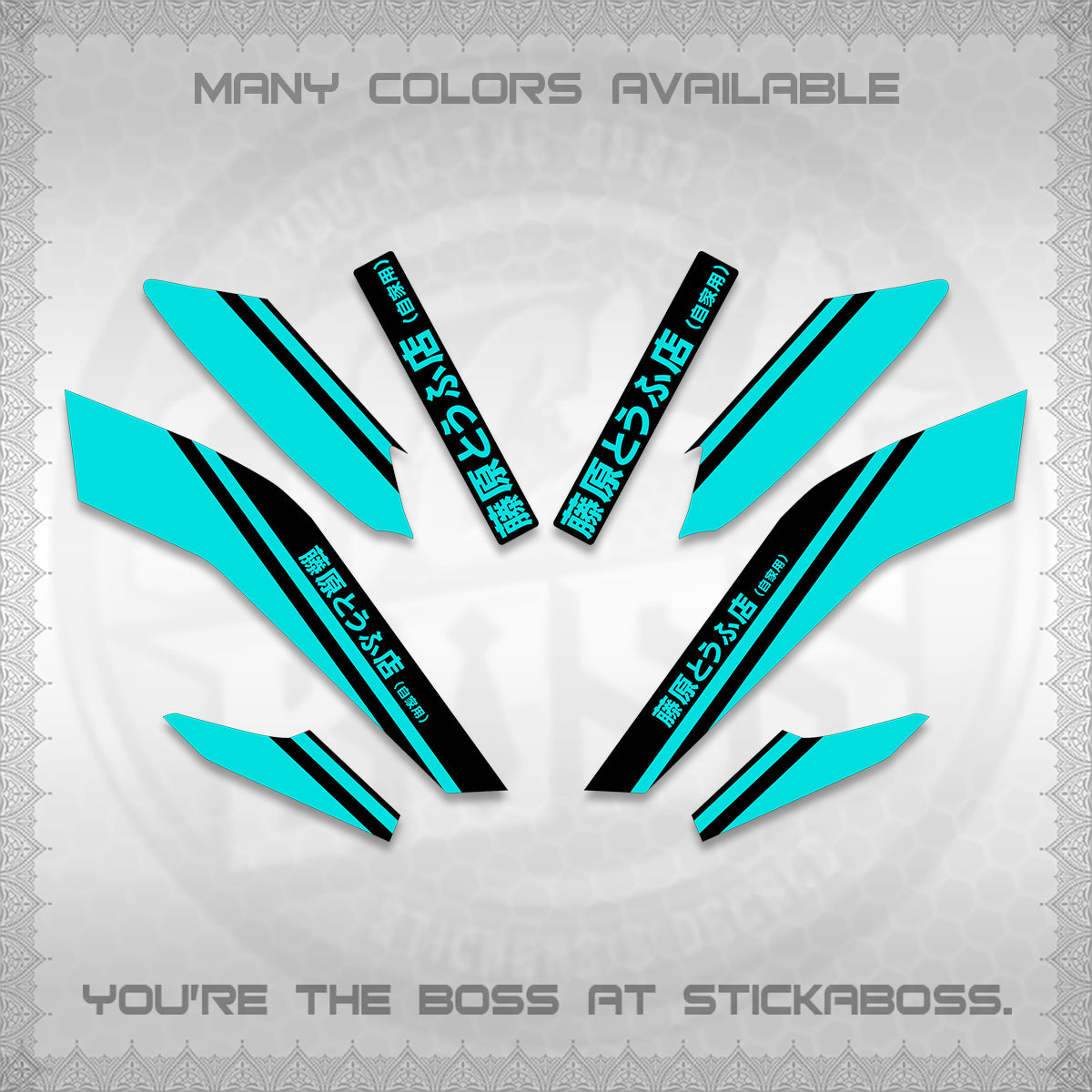 NMAX V2 DECALS (TRUENO STYLE DESIGN) STICKER KITS By STICKABOSS