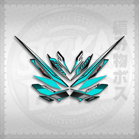 STICKER DECALS for RAIDER 150 FI THAI (RFISATH03DE) By STICKABOSS (SOFIE LAMINATED WATERPROOF)