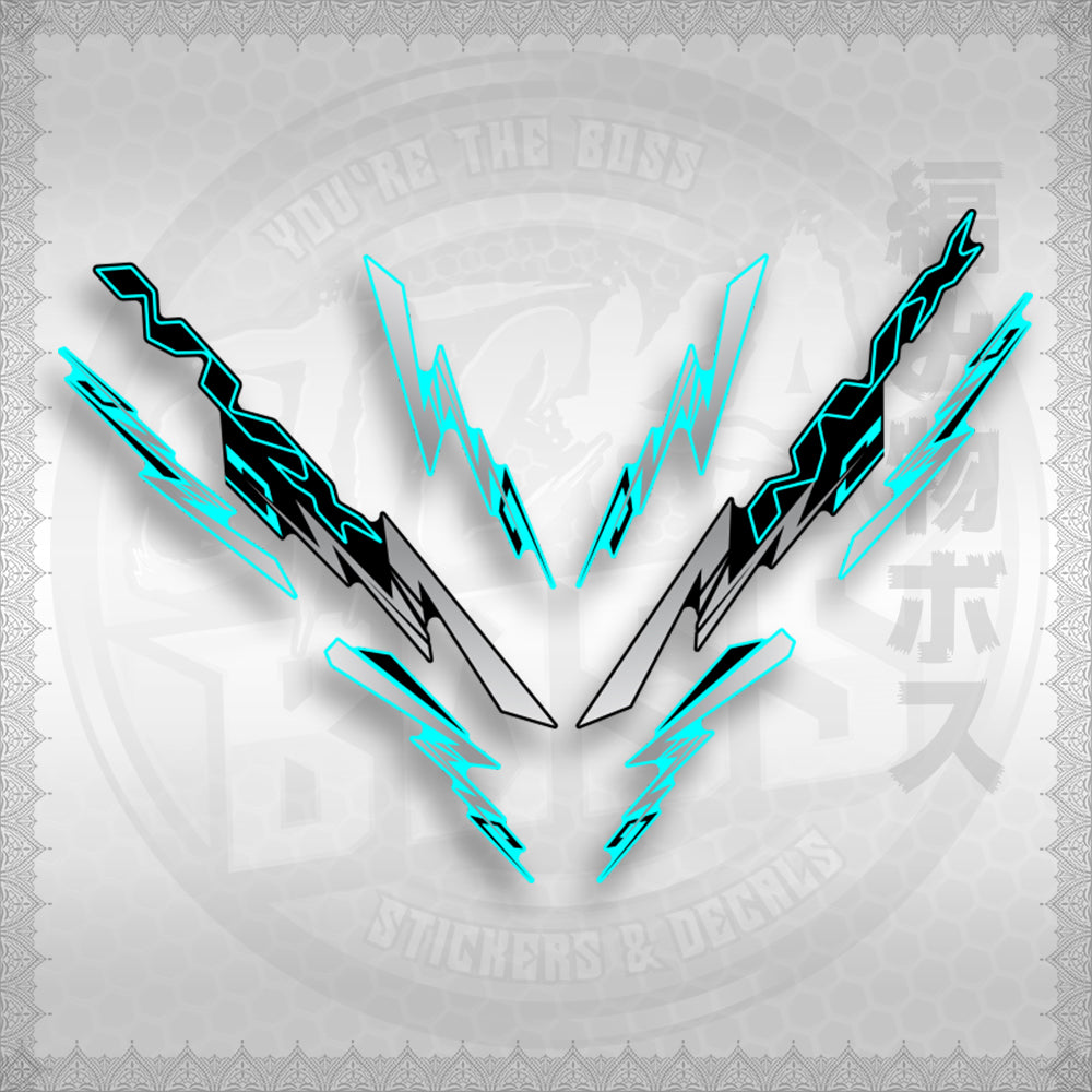 AEROX 155 V2 INDO-MALAY CONCEPT ( NVX ALPHA x OMEGA ) STICKER DECALS By STICKABOSS