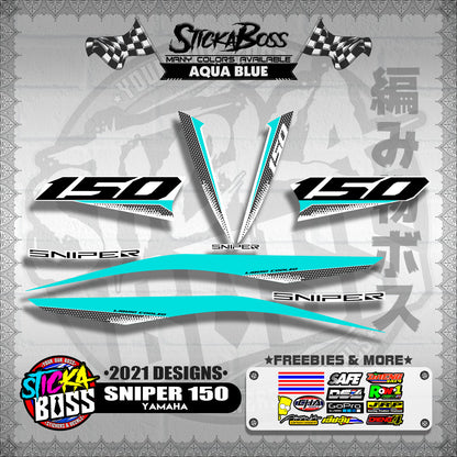 SNIPER 150 DECALS ( 2021 DESIGNS )【WITH FREEBIES】