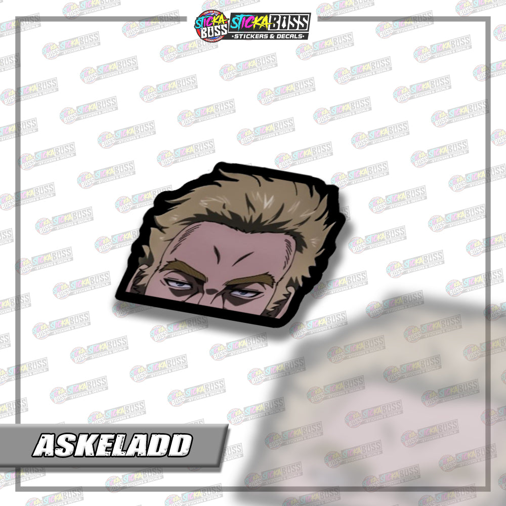 VINLAND  SAGA | ANIME PEEKER STICKER【VINYL PRINTED】( LAMINATED / WATERPROOF )
