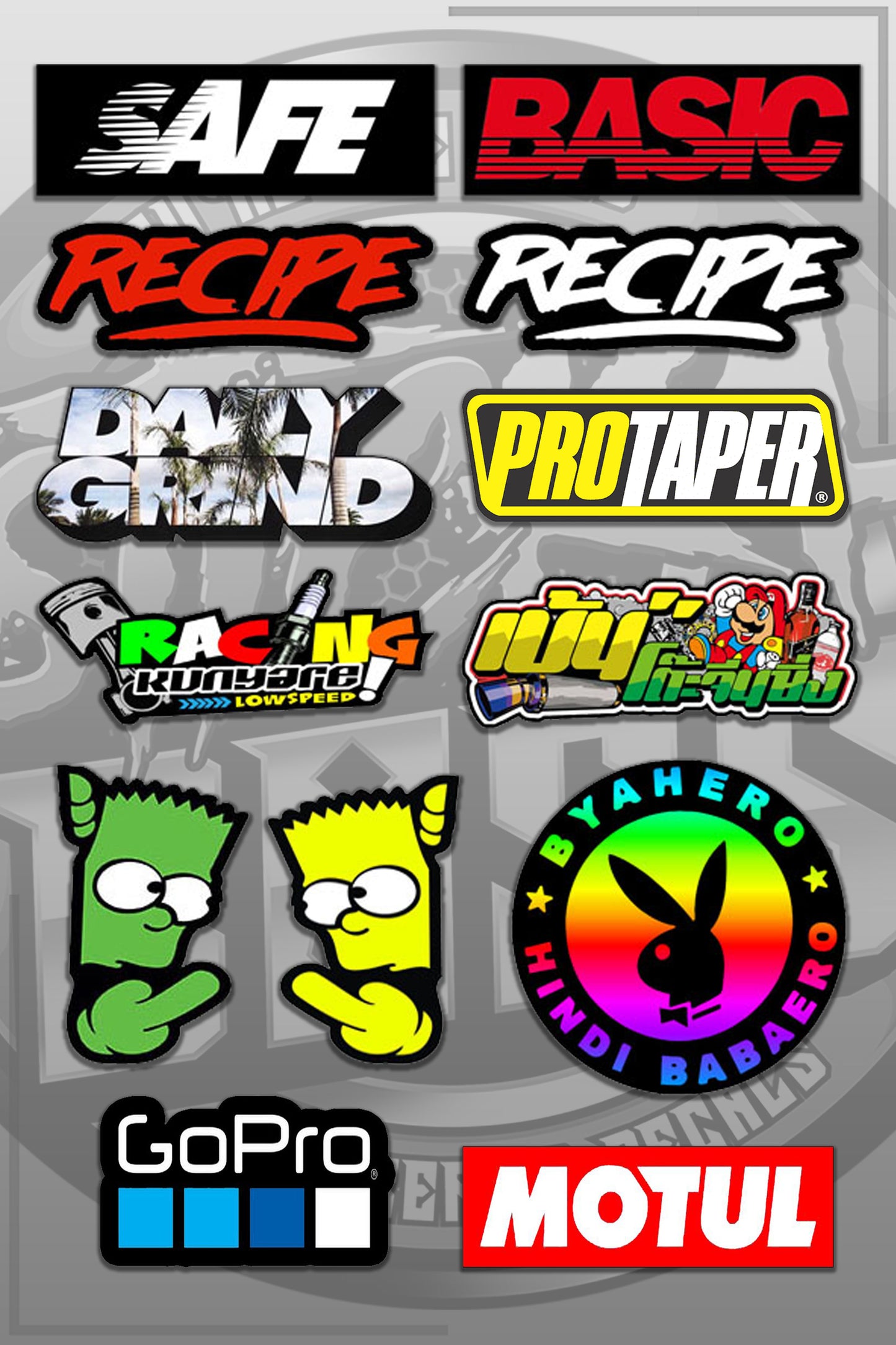 WR 155 STICKER DECALS ( 11 ELF EDITION )【WITH FREEBIES】