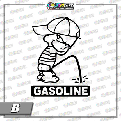 CAR STICKER GAS TANK COVER STICKER