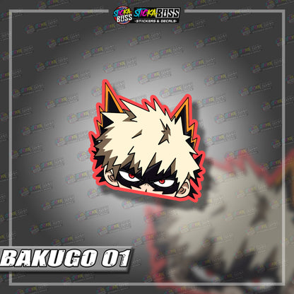 MY HERO ACADEMIA | ANIME PEEKER STICKER【VINYL PRINTED】( LAMINATED / WATERPROOF )