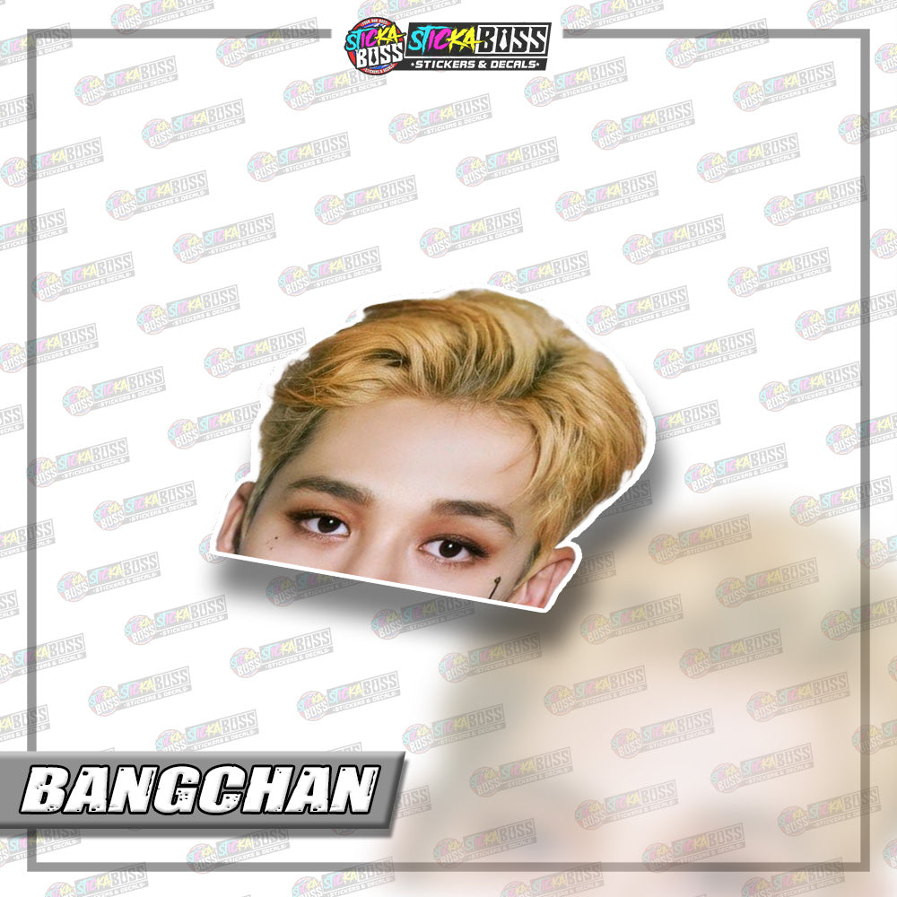 STRAYKIDS | ANIME PEEKER STICKER【VINYL PRINTED】( LAMINATED / WATERPROOF ) (Copy)