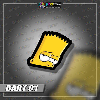 THE SIMPSONS | ANIME PEEKER STICKER【VINYL PRINTED】( LAMINATED / WATERPROOF )