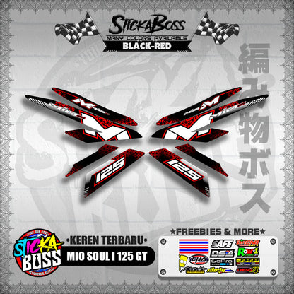 MIO SOUL I 125 GT DECALS ( KEREN TERBARU )【WITH FREEBIES】