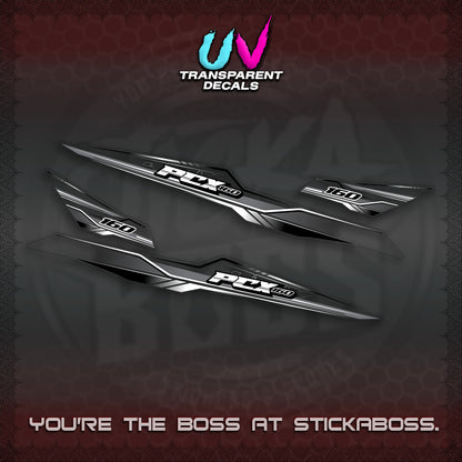 PCX 155 160 UV TRANSPARENT INDO DECALS (P007 NEW DESIGN)STICKER DECALS By STICKABOSS