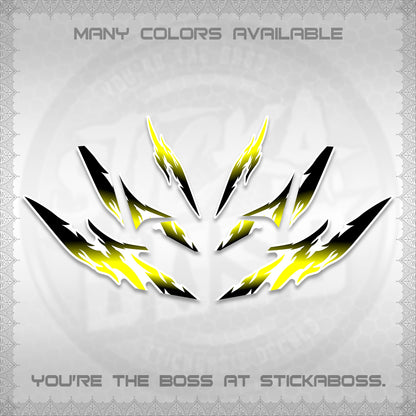 CLICK 125 V4 VARIO FOR WHITE DECALS (2026 TAMIYA-STYLE RACING DESIGN) STICKER KITS By STICKABOSS