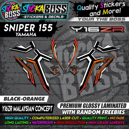 SNIPER 155 STOCK DECALS 【 Y16ZR MALAYSIAN CONCEPT 】
