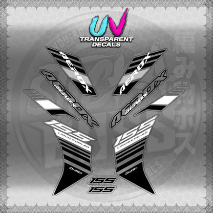 【PREMIUM UV PRINT】TRANSPARENT AEROX V3 ALPHA TURBO INDO (AV3BAST)【WITH FREEBIES】