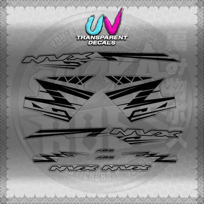 【PREMIUM UV PRINT】TRANSPARENT AEROX V3 ALPHA TURBO INDO (AV314ARV9S)【WITH FREEBIES】