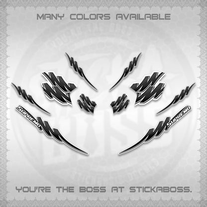 ADV 160 STRIPING FOR WHITE  (1 TONE PUTREA VIRDIAN)STICKER DECALS By STICKABOSS