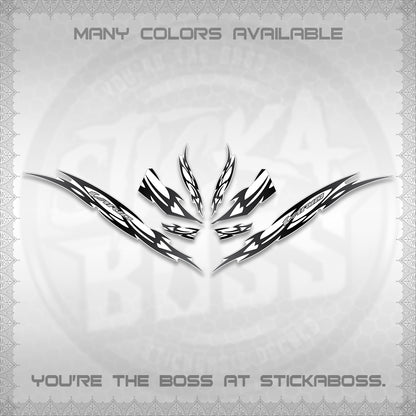 CLICK 125 V3 INDO VARIO FOR WHITE DECALS (2026 NUSANTARA STRIPING) STICKER DECALS By STICKABOSS