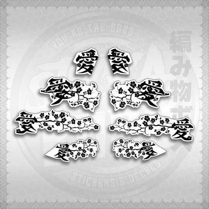 STICKER DECALS for NMAX V3 TURBO INDO FOR WHITE (NV3FWSAXFL) By STICKABOSS (SOFIE LAMINATED WATERPROOF)