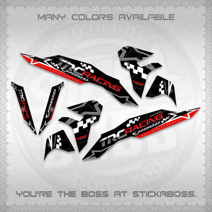 CLICK V3 DECALS (2026 TRC RACING DESIGN)STICKER DECALS By STICKABOSS