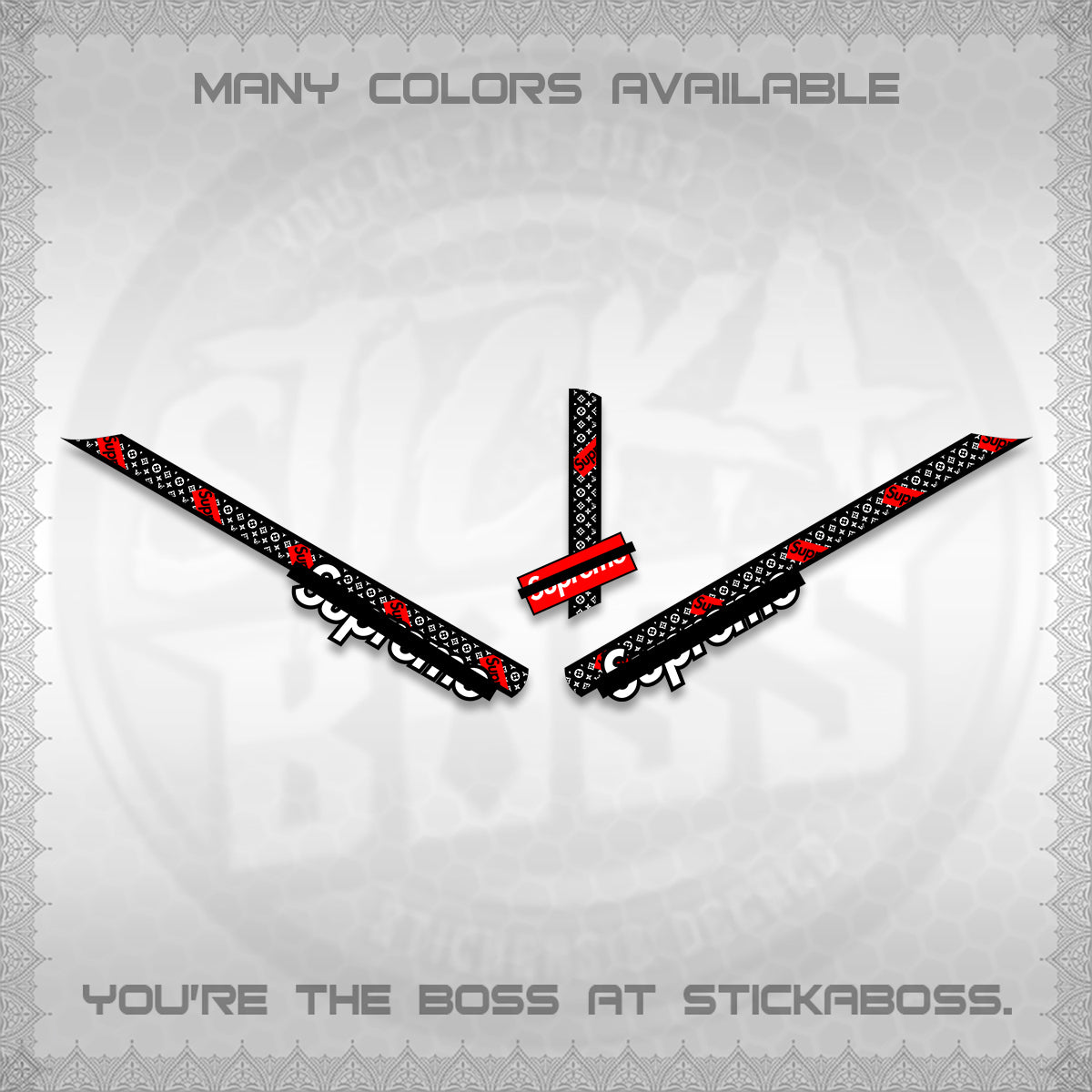 GIORNO 125 DECALS (2026 LUXSUP LV DESIGN) STICKER DECALS BY STICKABOSS