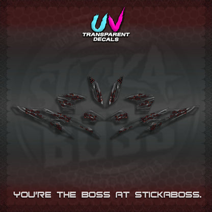 CLICK 125 V2 UV TRANSPARENT DECALS (2026 NEW SAKURA WIND)STICKER DECALS By STICKABOSS