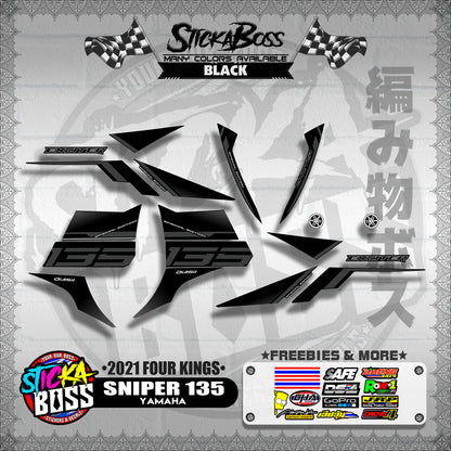 SNIPER 135 DECALS ( 2021 FOUR KINGS )【WITH FREEBIES】