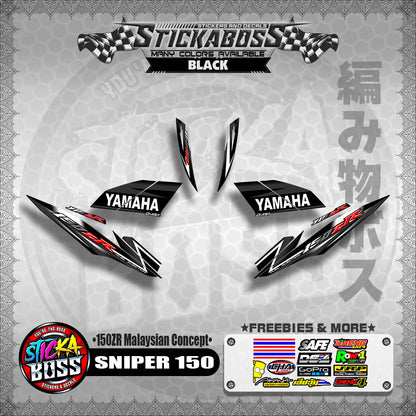 SNIPER 150 Stock Decals ( 150ZR Malaysian Concept ) MX King, Exciter 150