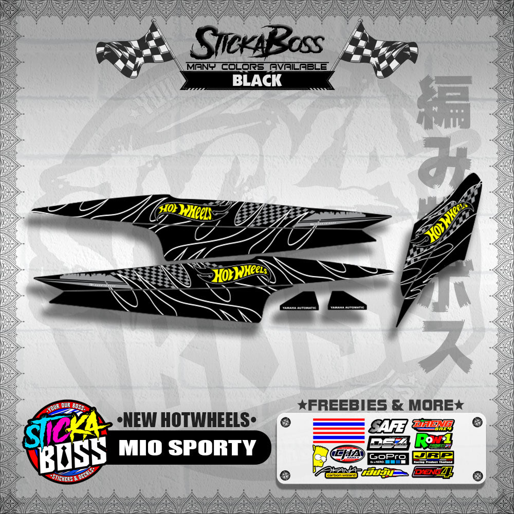 MIO SPORTY DECALS ( NEW HOTWHEELS )【WITH FREEBIES】