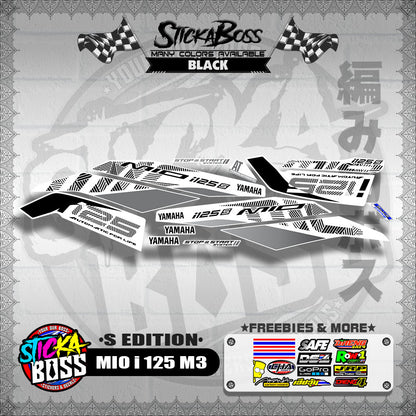MIO i 125 M3 DECALS ( S EDITION )【WITH FREEBIES】