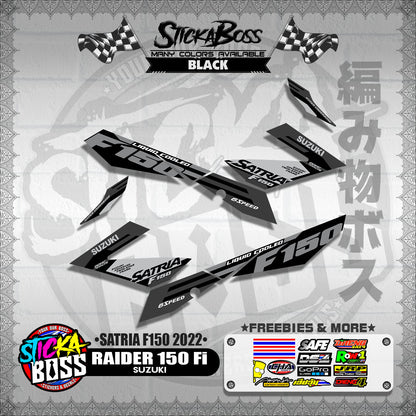 RAIDER 150 Fi DECALS ( SATRIA F150 2022  )【WITH FREEBIES】
